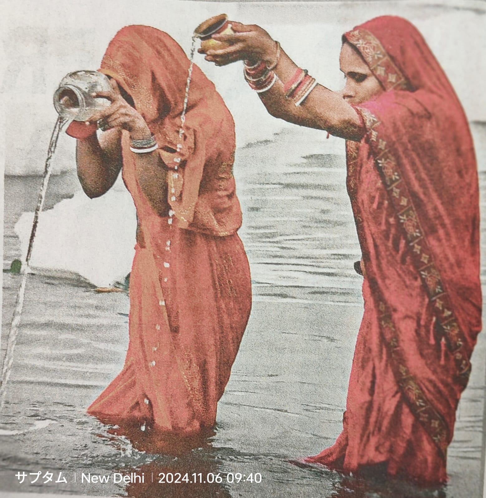 インドのチャット・プジャの様子