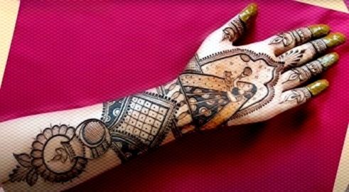 インドのメヘンディ